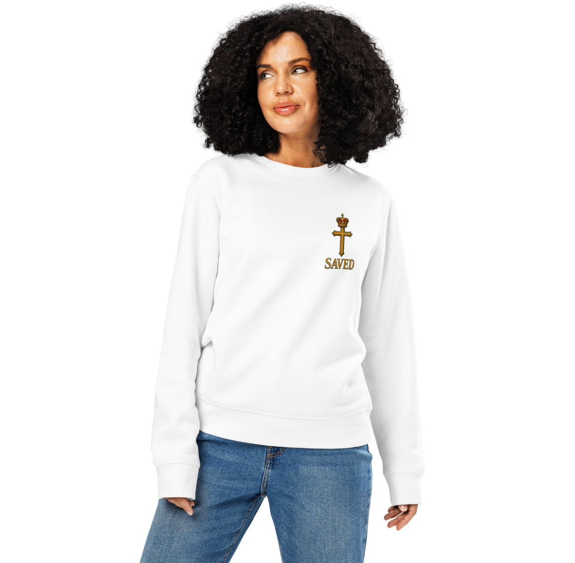 SAVED – Legacy White Sweatshirt