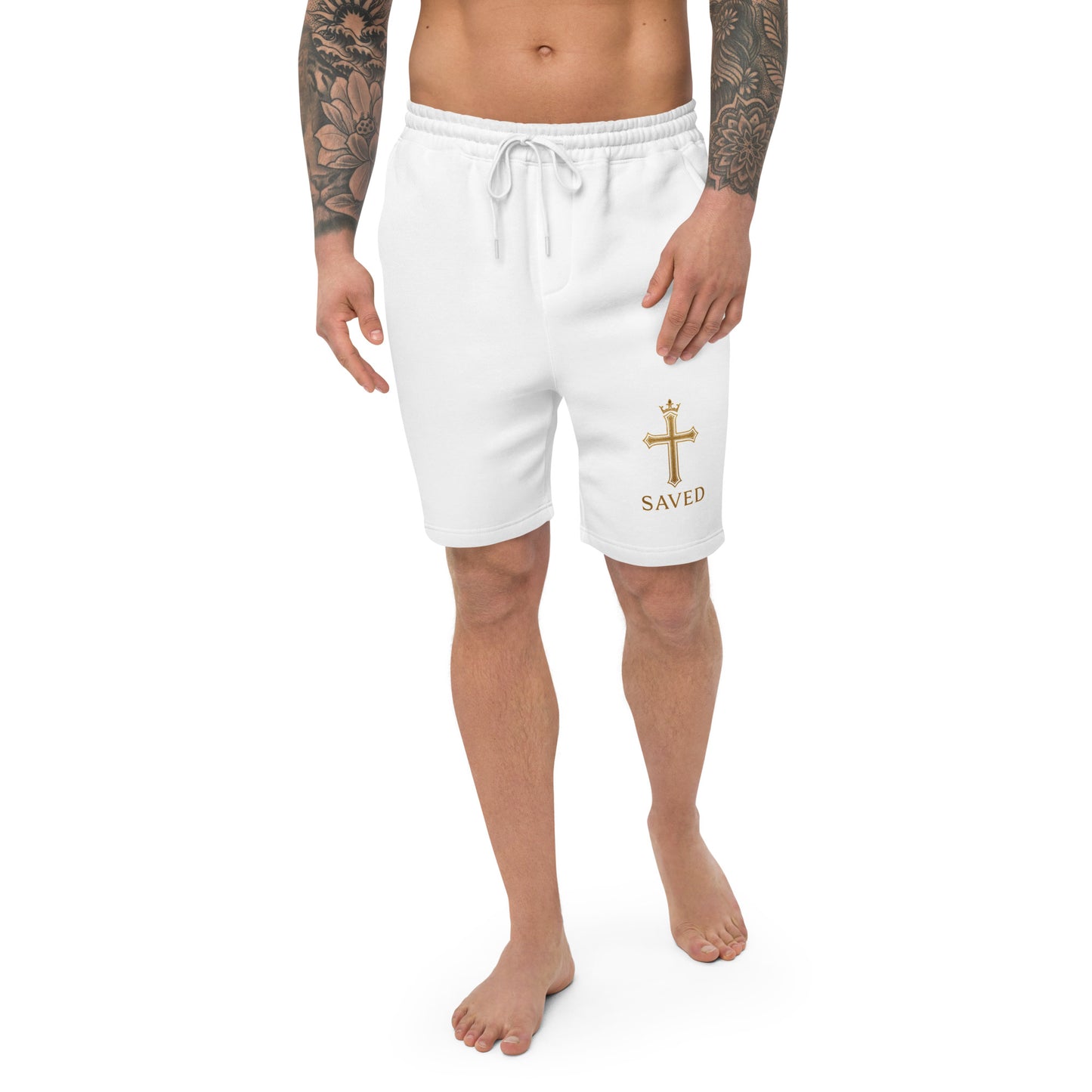 SAVED - White Essential Shorts