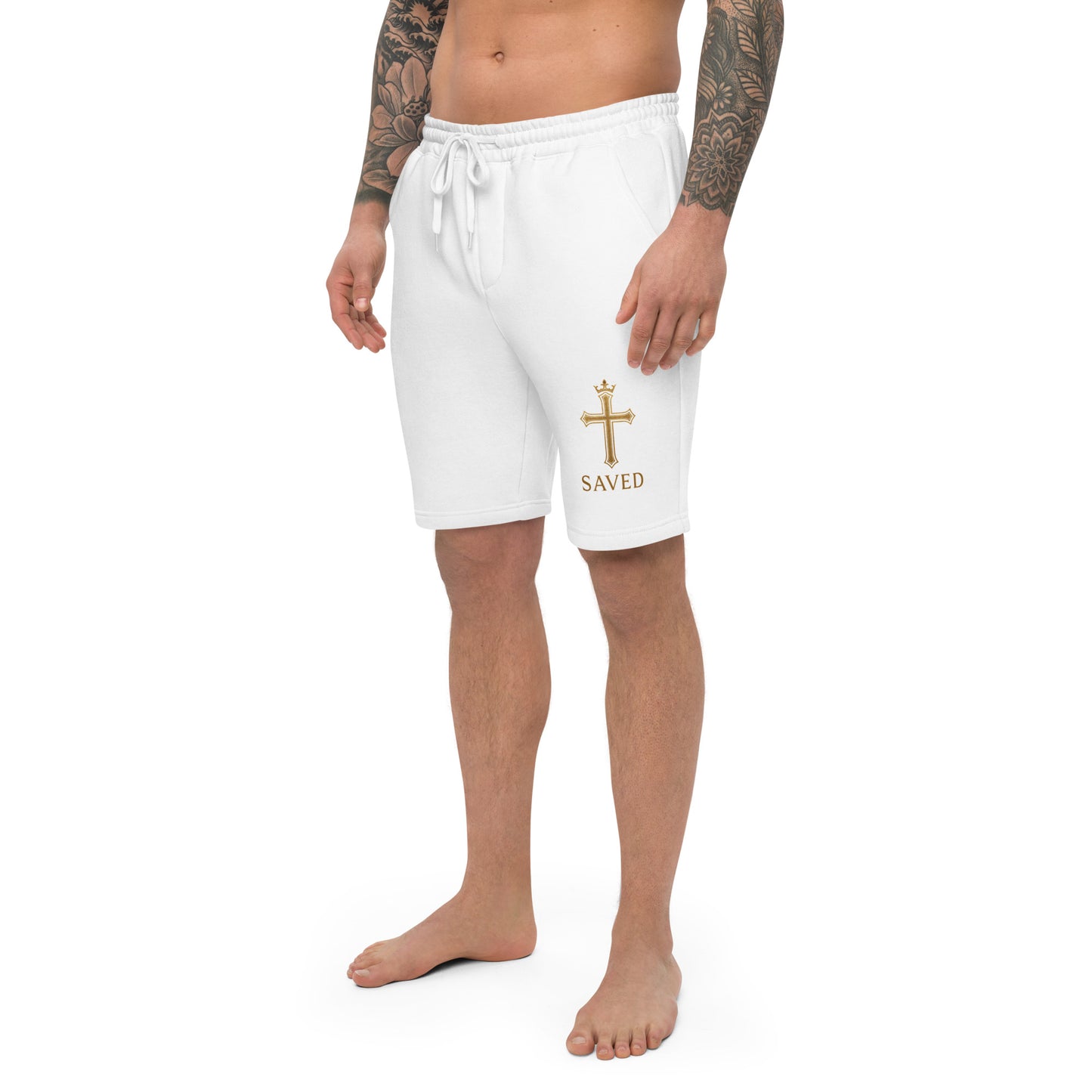 SAVED - White Essential Shorts
