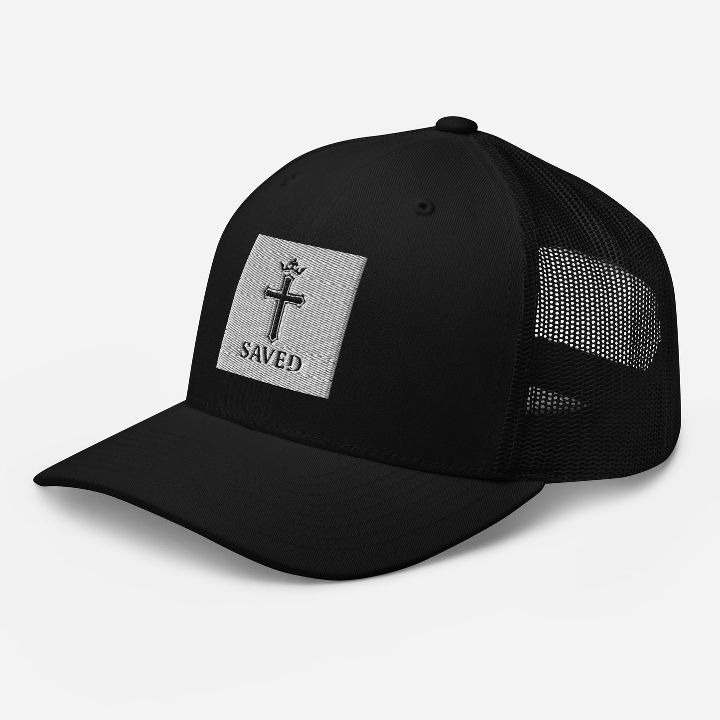 SAVED – Black Premium Trucker Cap