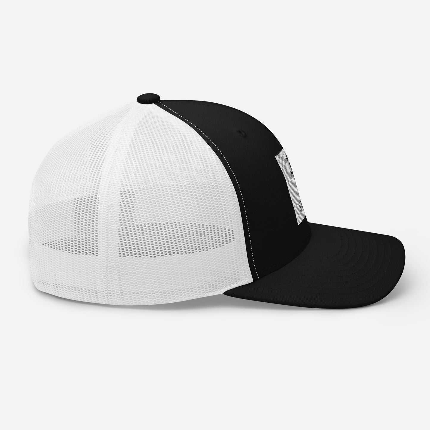 SAVED – Black/White Premium Trucker Cap