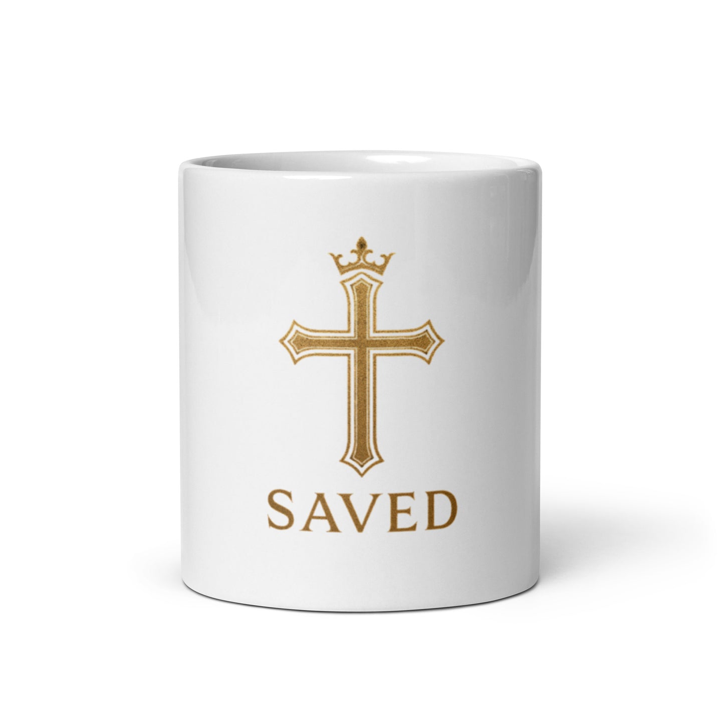 SAVED – White Glossy Mug