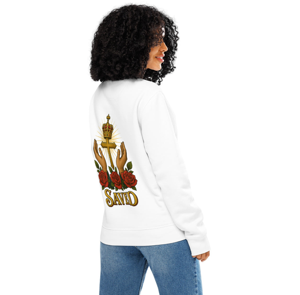 SAVED – Legacy White Sweatshirt