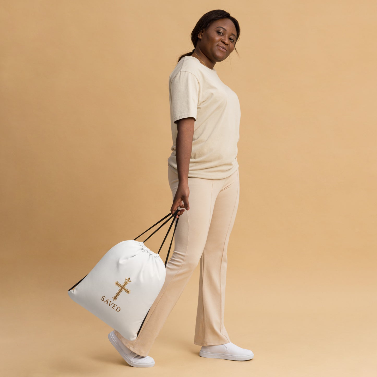 SAVED – Premium Drawstring Bag