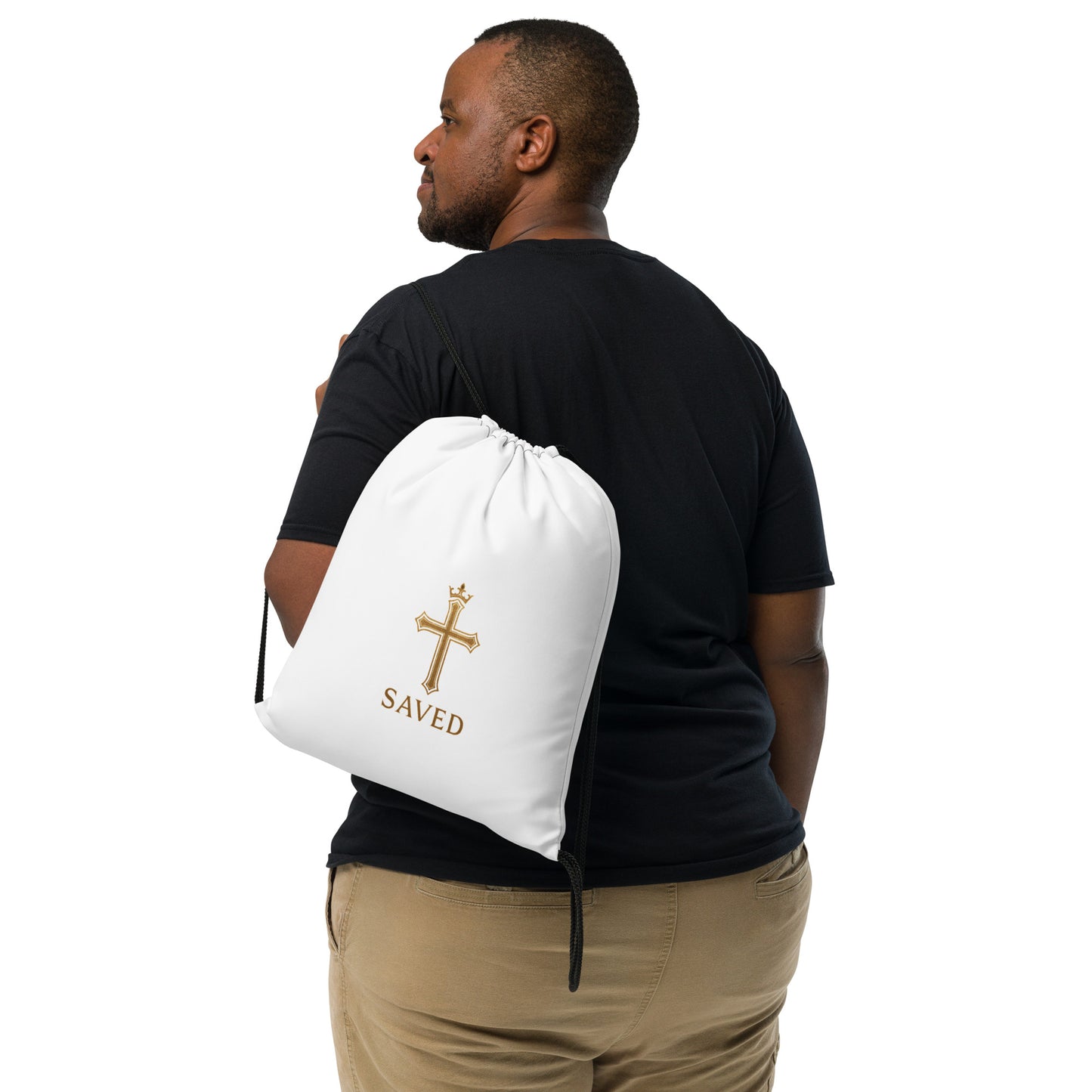 SAVED – Premium Drawstring Bag
