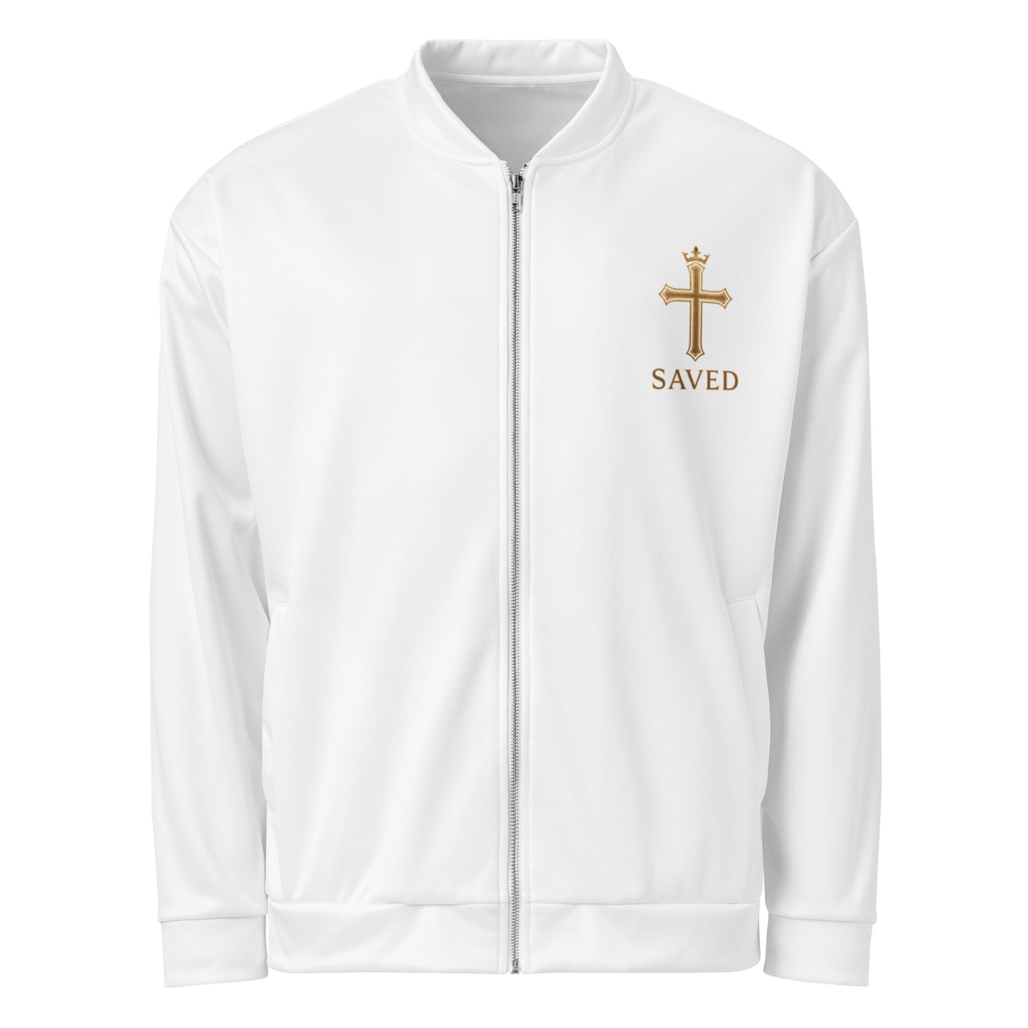 SAVED – Jesus Saves White Jacket