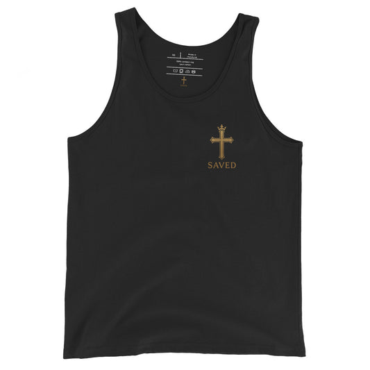 SAVED – Black Essential Unisex Tank