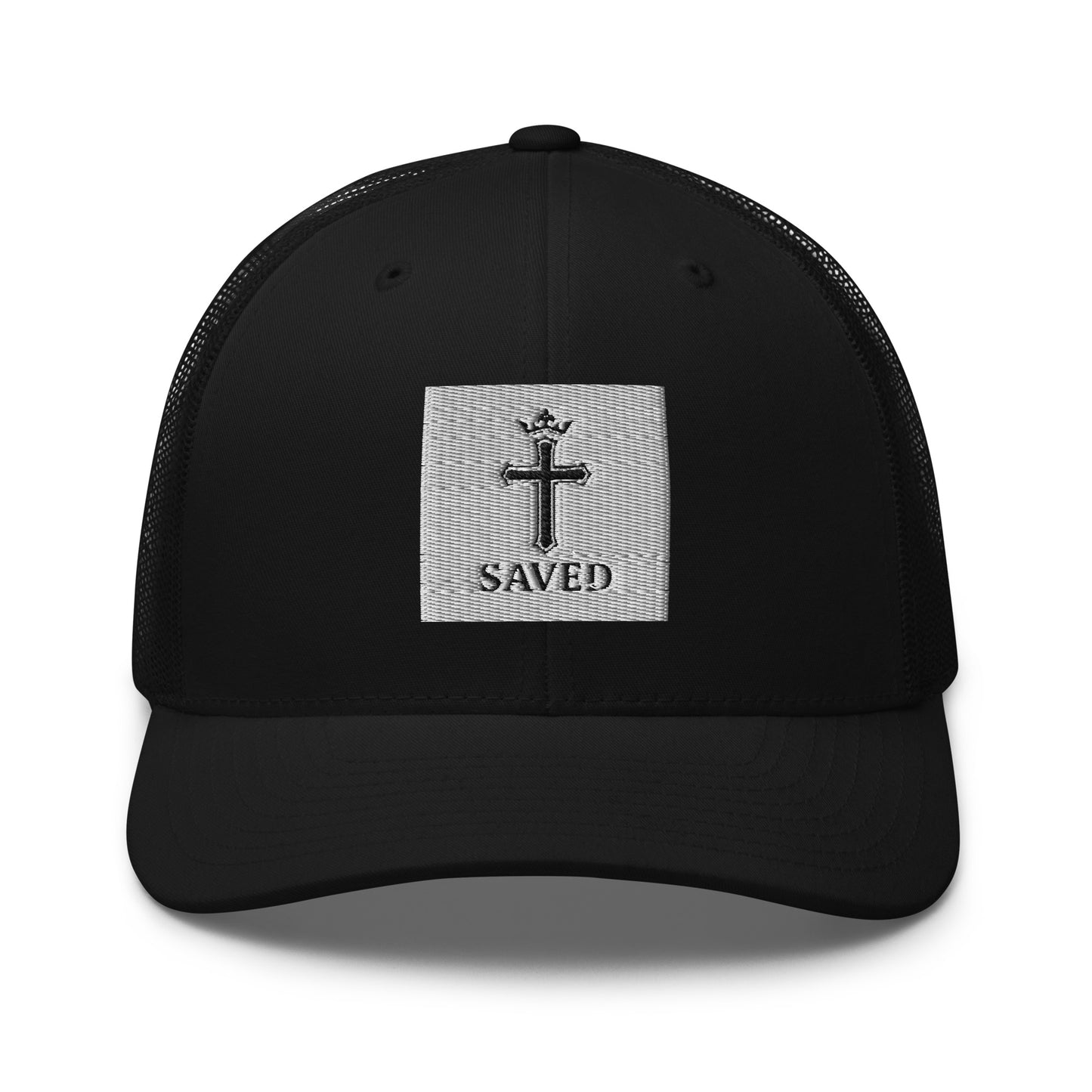 SAVED – Black Premium Trucker Cap