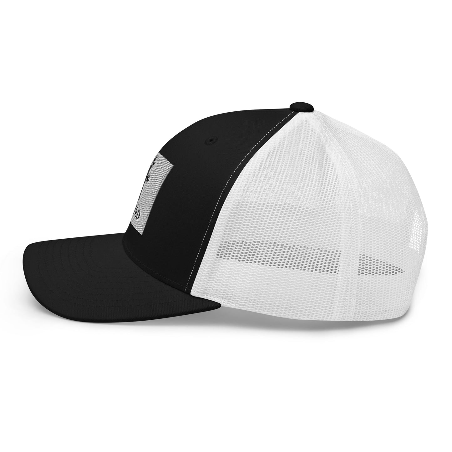 SAVED –  Black/White Premium Trucker Cap