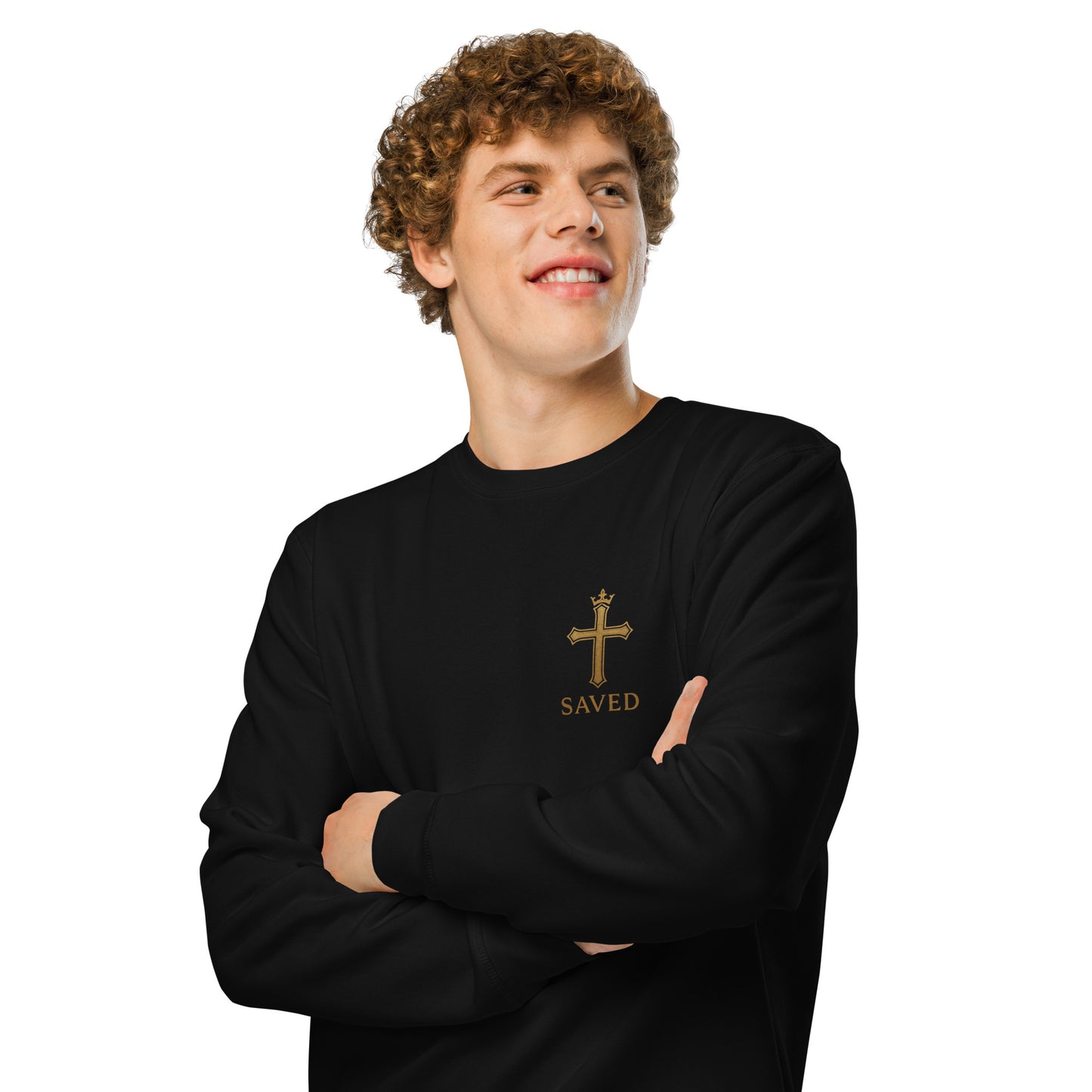SAVED – Black Premium Sweatshirt