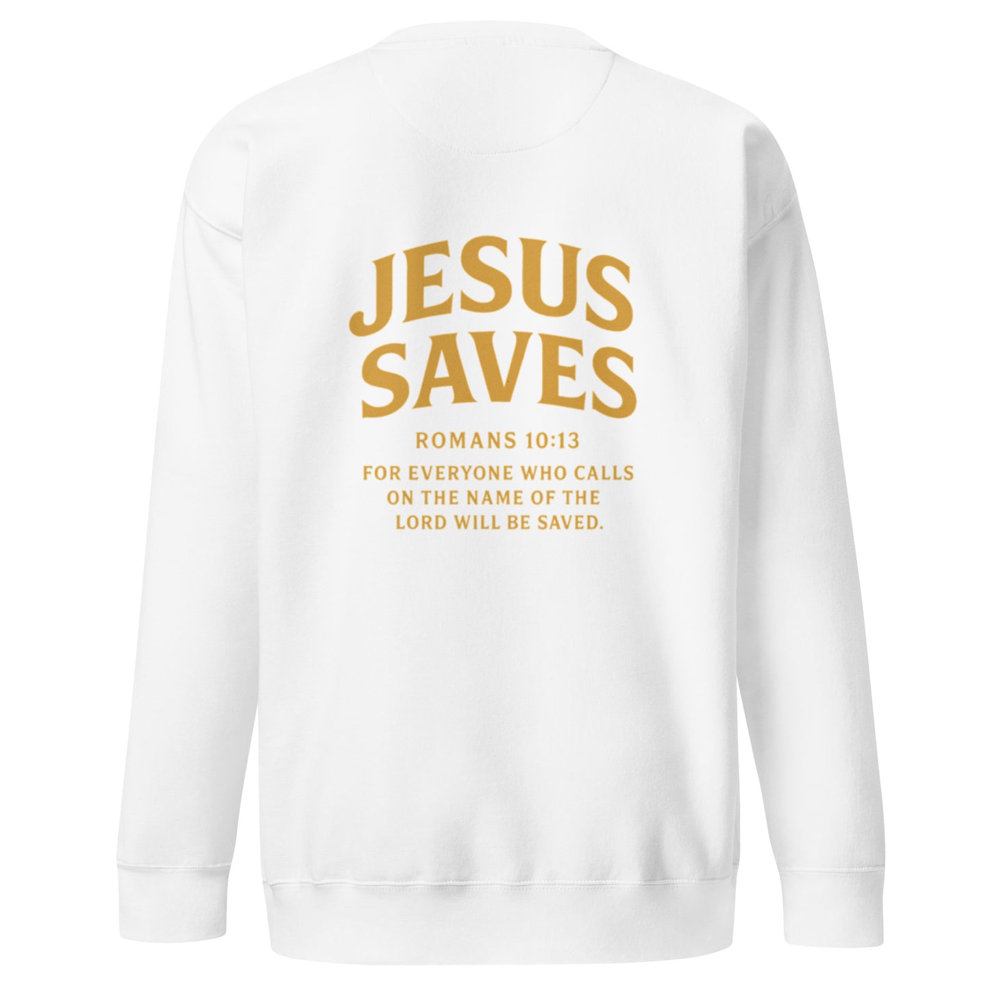 SAVED –  White Premium Sweatshirt