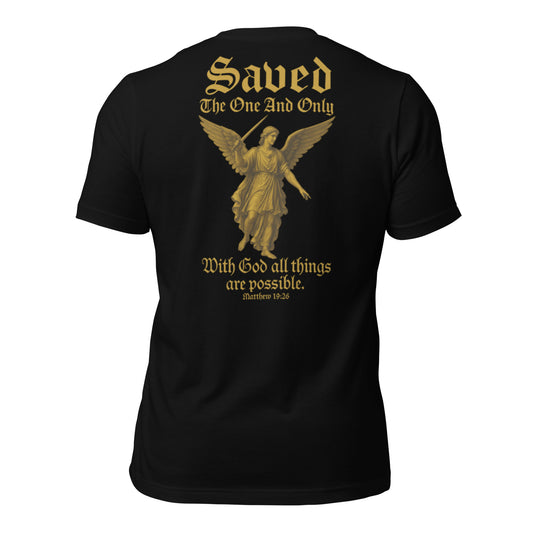 SAVED - Black Heavenly Power T-Shirt