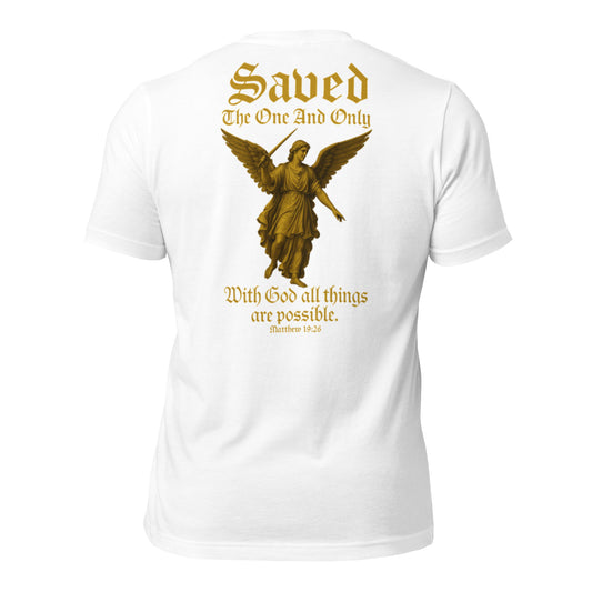 SAVED - White Heavenly Power T-Shirt